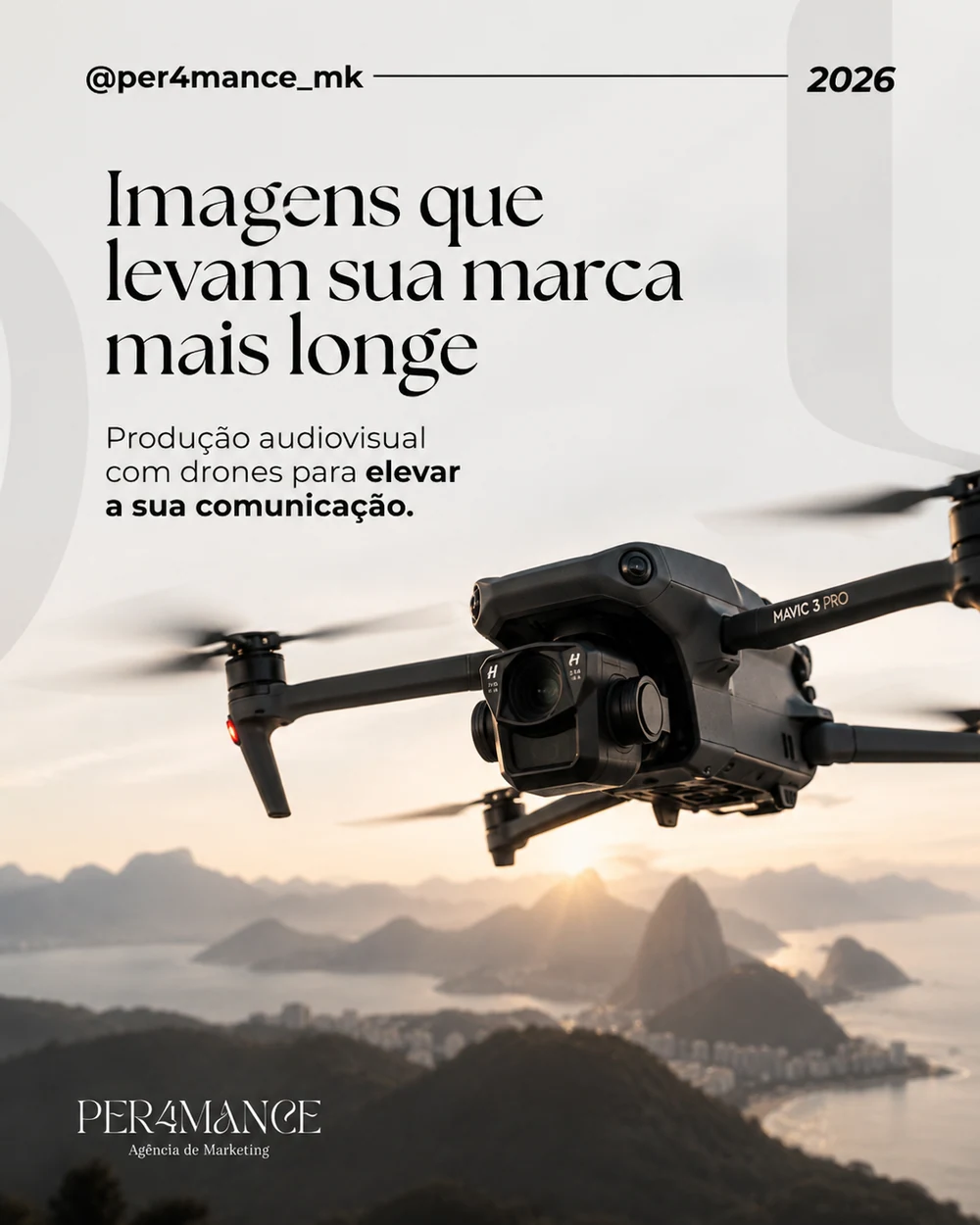 Imagens que levam sua marca mais longe — produção audiovisual com drones